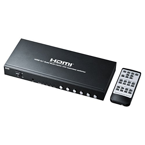 サンワサプライ SW-UHD41MTV HDMI画面分割切替器 4K SANWA Amazon | サンワサプライ 4入力1出力HDMI画面分割切替器 SW