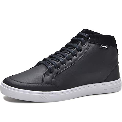 Tênis Masculino Cano Alto Form's Preto 38