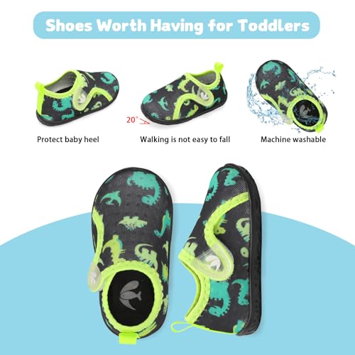 Image of FEETCITY Boys Girls Water Shoes Kids Aqua Socks Quick Dry Barefoot for Beach Swimming Pool
