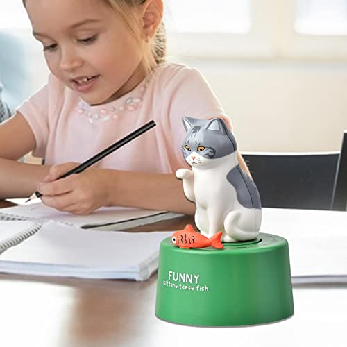 cozinha para gatos - cozinha bonito - Timer em forma gato Time Manager Timer cozinha mecânico, adequ