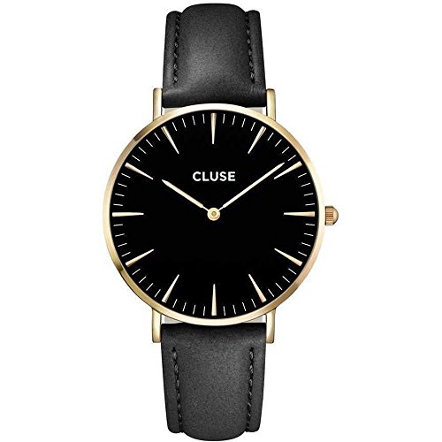 Image of CLUSE Womens Quartz Watch, Analogue Classic Display and Leather Strap CL18401