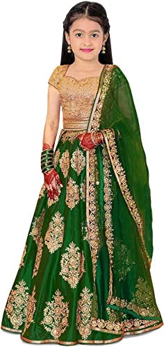 Kids Tafett silk Kids Lehenga Choli 9-13 YEAR
