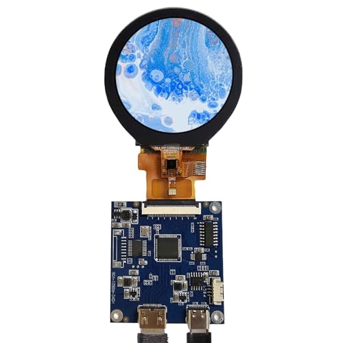 Image of 2.1 inch 480X480 IPS MIPI 300nit Circle LCD Touch Screen | and 40 pins H /D Controller Board