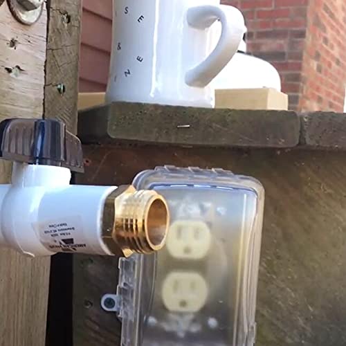 Styddi 3/4” Ght X 3/4” Npt Male Connector, Brass Garden Hose Convert Adapter Fitting, Garden Hose Thread To 3/4" Male Pipe Thread, With Extra 6 Washers #TOP5