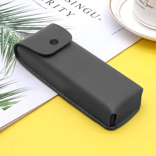Image of Vintage PU leather Sunglasses Case Portable Protective Case for Glasses