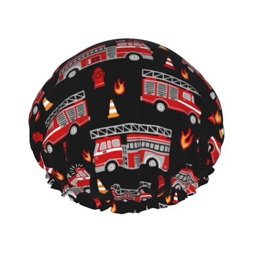 Bonnet de douche imperméable réutilisable double couche toutes longueurs
