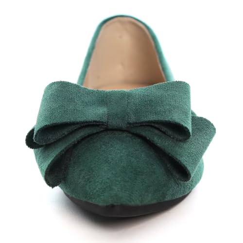 Image of TN TANGNEST Women Fashion Bowknot Flats Comfort Pointed Toe Dress Shoes
