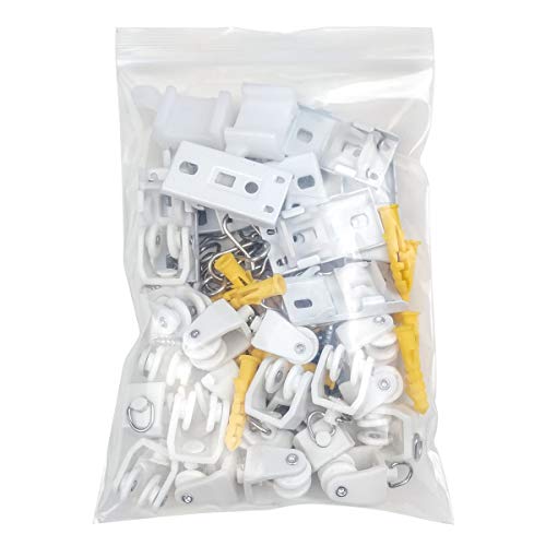 KXLife Accessories Kit for Flexible Ceiling Curtain Track, Bendable Curtain Track Hardware Set (Accessories Set)