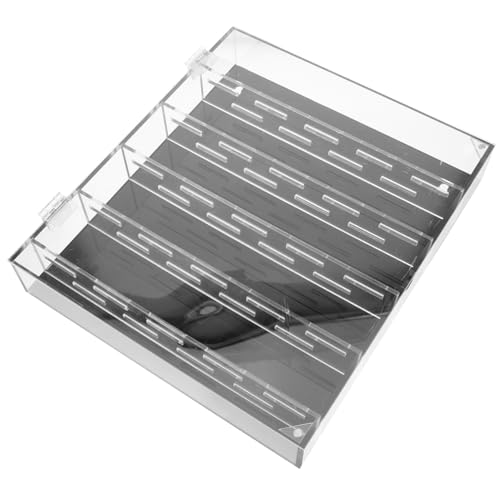 Boîte de rangement pour pièces de monnaie jojofuny avec capsules de protection transparentes