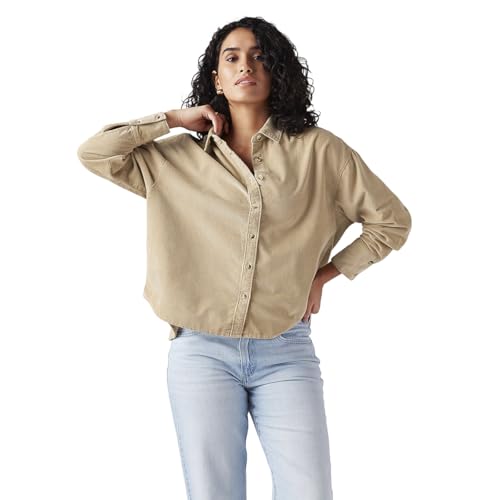 Image of Levi's Women's Solid Relaxed Fit Shirt