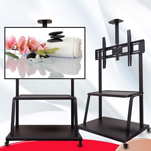 Soporte móvil para TV con ruedas para pantallas miniatura 4