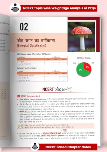 Image of MTG Objective NCERT at your FINGERTIPS Physics, Chemistry & Biology (Hindi Medium) For 2025-2026 Exam - NEET Trend Indicator, HOTS MCQs, Rank Predictor & Notes with HD Pages | NEET Books (Set of 3)