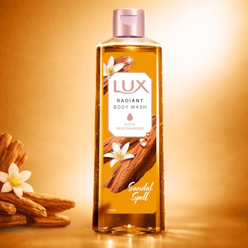 Image of LUX Sandal Spell Bodywash, with Niacinamide, 245ml for Radiant & Bouncy Skin Feel