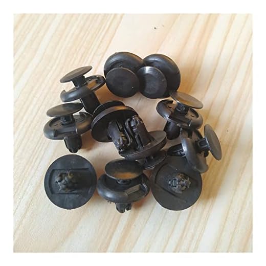 Xwang store 20PCS 7mm Hole Bumper Fender Retainer Clips Black Nylon Rivets Fästelement Kompatibel Med Suzuki Grand Vitara Sx4 Snabb X-90 XL-7 09409-07332