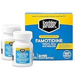 berkley jensen Maximum Strength Famotidine 20 mg - (200 Count), Acid Reducer Tablets, Relieves Meal-Induced Heartburn & Acid Indigestion Symptoms, All-Day Heartburn Prevention & Relief