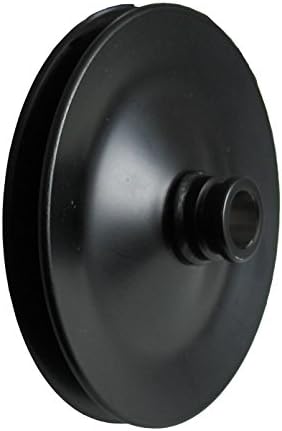 Borgeson801105 Power Steering Pump Pulley, 5-1/2" Diameter, Painted Black