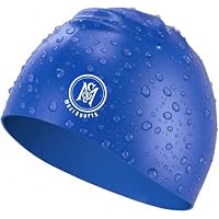 JIMJOOS Bonnet De Bain Enfant Jusqu'à 8 Ans – 100% Silicone, Sans Odeur, Extensible, Antidérapant, Pour Cheveux Longs – Avec Pochette De Protection.