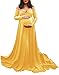 Produktbild beauty magic Sexy Maternity Dresses Dress for Pregnant Women Plus Size Dress Pregnancy Clothes Dress,Yellow,S