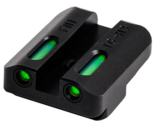 Image of TRUGLO TFX Handgun Sight | Durable Shock-Resistant Compact Brightly Glowing Tritium & Fiber-Optic Xtreme Day /Night Sight for Handguns