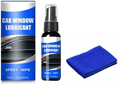 Aiend Car Window Lubricant - Long-Lasting Non-Drip Grease Track Anti-Rust Grease Car Window Noise Reduction Lubricant Provides Protection Against Corrosion and Seizing, 60ml