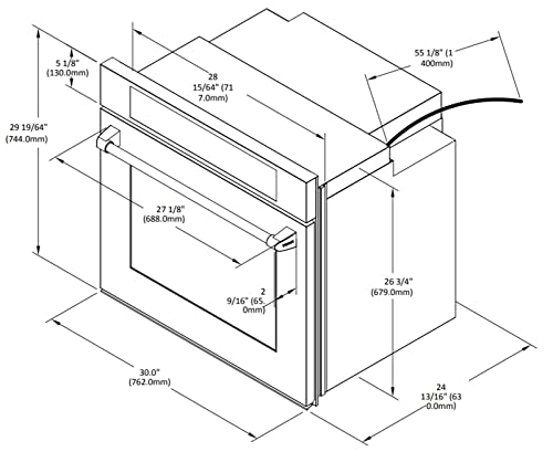 Empava 30" Electric Single Wall Oven Built-In 12 Cooking Functions With Led Digital Display Self-Cleaning Convection Fan Touch Control In Stainless Steel, 30 Inch #TOP5