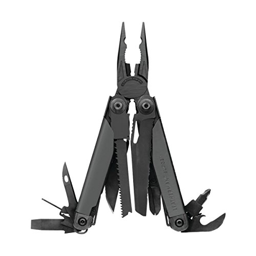 Leatherman Surge   Herramienta multiherramienta de acero inoxidable bruñido con funda