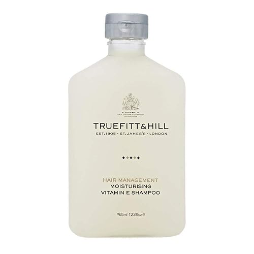 Truefitt & Hill Manejo del cabello  Champú de vitamina E  Raíz de rábano natural hidratante y vitamina E para un brillo elegante y saludable, ideal