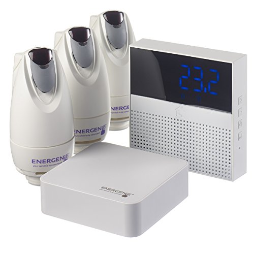 Preisvergleich Produktbild mihome miho100 Smart Thermostat / Gateway und 3 Heizkörperventile, weiß