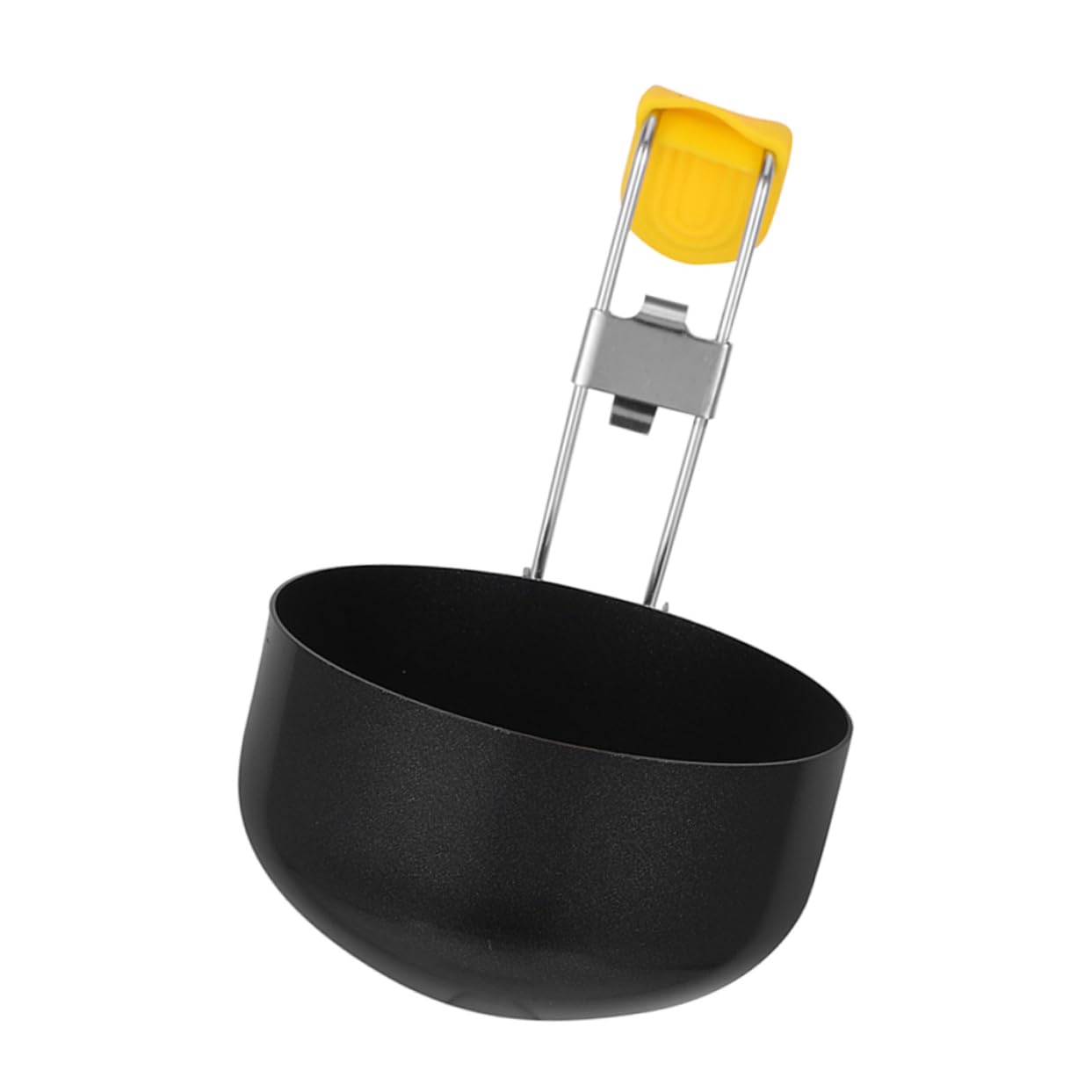 Healifty Foldable Non Stick Heat Resistant Round Stainless Steel Egg Poacher Efficient Cooking Utensil for Boiling Steaming Vegetables Making Family Meals Compact Design for Easy Storage