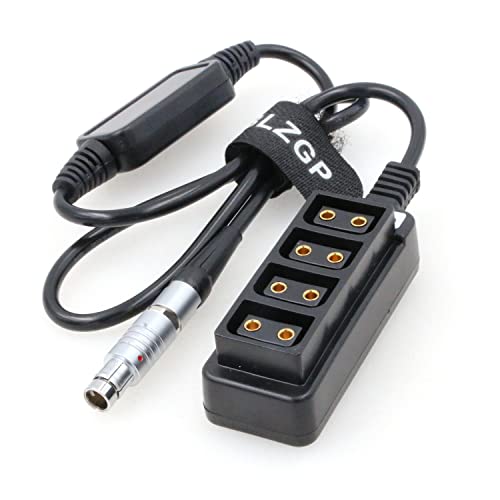 Cable divisor D-Tap de 3 pines a 4 puertos con regulador 12V para ARRI Alexa RS