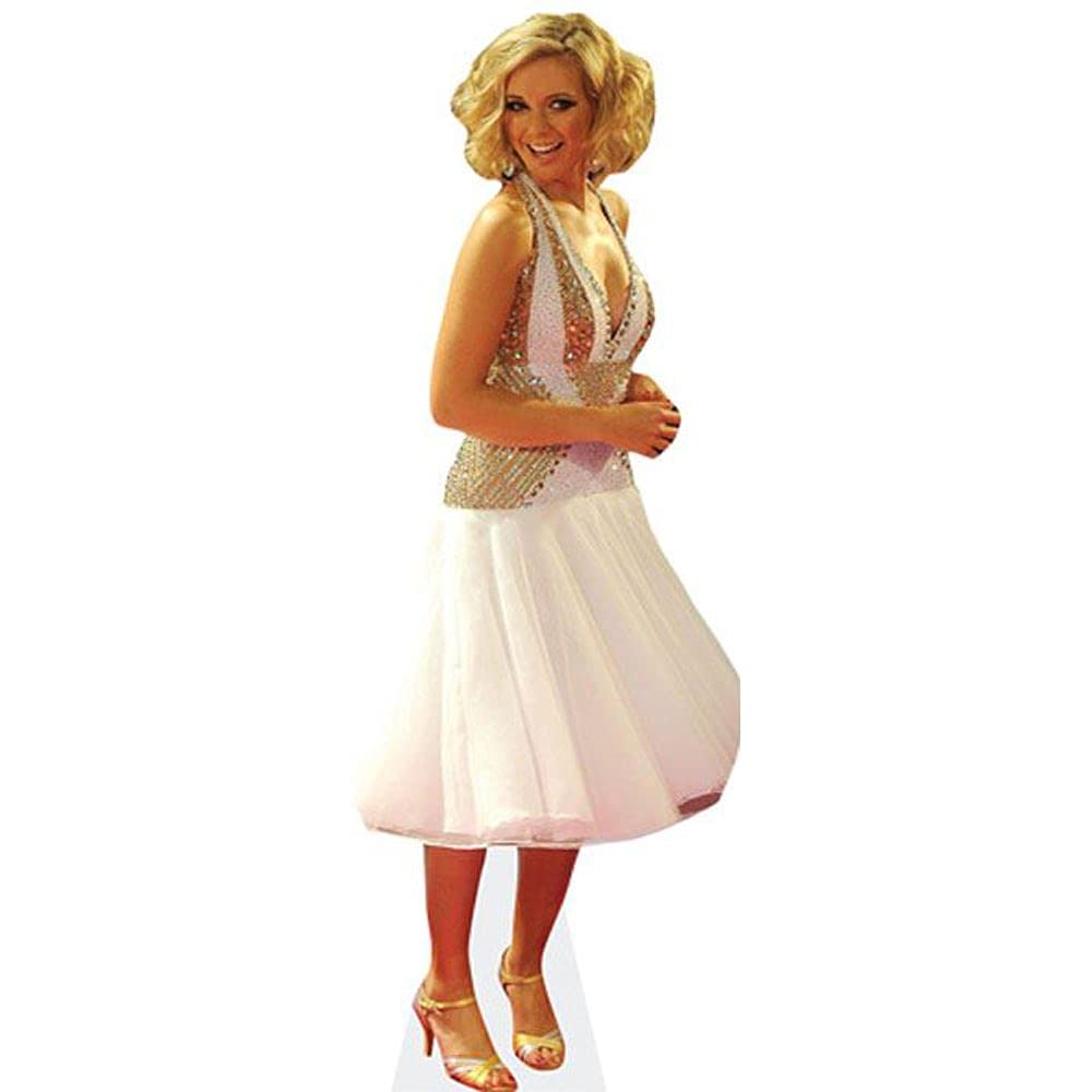 Rachel Riley –Tekturowa figurka naturalnej wielkości z wytrzymałego kartonu | Składany stojak | Idealna na imprezy, urodziny, wieczory panieńskie i kawalerskie, wesela oraz wydarzenia