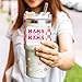 CRASHOT UV DTF Cup Wraps, 6 Sheet Mama UV DTF Transfer Stickers for 40 oz Tumbler, Sunflower Waterproof Uvdtf Cup Wraps, Personalized DIY Craft Supplies & Gifts