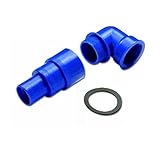 bestehend aus: 90° Winkelstück, einem PVC-Terminal, der die Möglichkeit bietet 3 unterschiedliche Schlauchdurchmesser zu benutzen: 40 / 50 und 60 mm und einen O-Ring