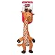 KONG Shakers Luvs Giraffe Large – Extra langes, quietschendes Hundespielzeug für große Hunde – Weiches Zerr- & Wurfspielzeug mit Plüschtier-Design für interaktiven Spielspaß