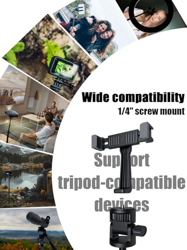 Selfie Stick Tripod for Gopro Camera, 70" Extendable Action Camera Tripod with Remote Phone Holder Action Camera Adapter Compatible with DJI Action 4 5 6 Insta360 X5 X4 GoPro Hero 13 12 MAX2 - Image 4