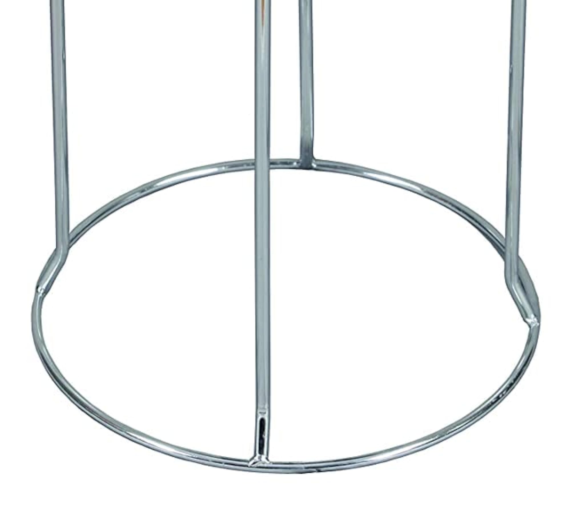 Cushion Steel Stool Multipurpose, Black