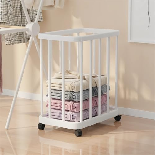 Panier à linge roulette idéal pour optimiser le rangement de salle de bain