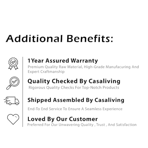 Image of Casaliving Grayon 3 Seater Convertible Sofa Set for Living Room, 3 Seater & Ottoman Modular Sectional Couch for Small Space (Black Colour) Fabric Sofa Set for Living Room