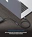 Stouchi USB C Extension Cable 10gbps USB C 3.1 Male to Female Charging &Audio Data Transfer Cable Compatible for iPhone 12 Wireless Charger, Thunderbolt 3 MacBook Pro, Google Pixel 2 2 XL 3（3.3 FT）