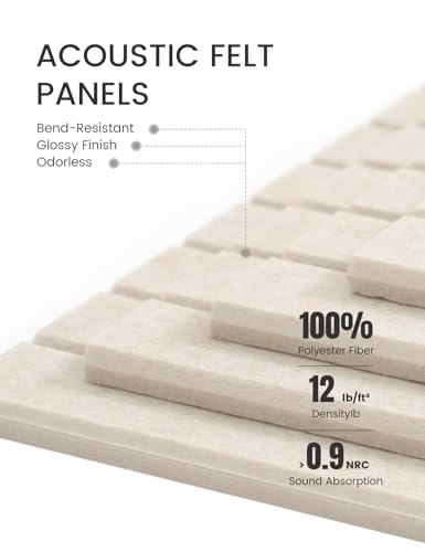 Fluxynara Large Felt Bulletin Board 48" x 36" Cork Board Alternative-12 Pack with 70 Safe Removable Adhesive Tabs, Cork Boards for Walls Cork Board for Home Office Classroom Pin Board (Oatmeal) - Image 5