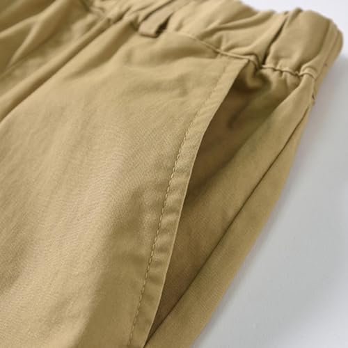 Boys School Uniform Pants Baggy Wide Leg Casual Joggers Elastic Waist Athletic Sweatpants Stretch Pull-on Pants4