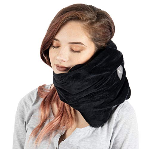 Theraplume Scarf Pillow: Premium Memory Foam Travel Pillow - Comfortable Breathable Machine Washable