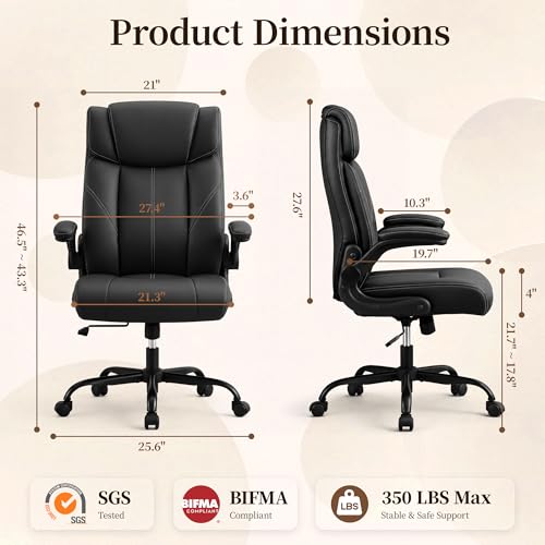 desky pinnacle executive office chair product info and