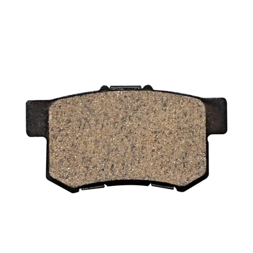 Image of Detroit Axle - Rear Brake Pads for Honda Civic Accord Prelude CR-Z S2000 Acura Legend TSX RSX Integra CL CSX EL ILX TL Vigor Suzuki SX4 Kizashi, Ceramic Brake Pads w /Hardware Replacement