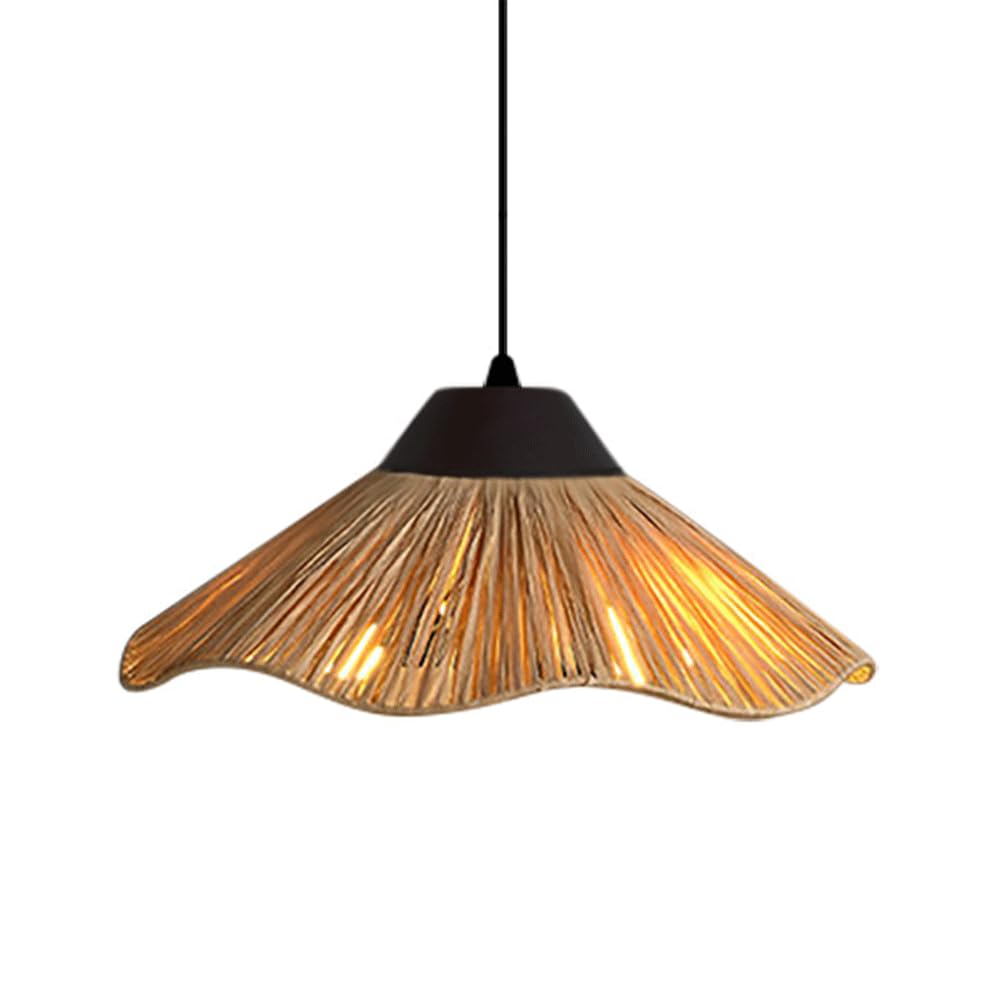 CHUNGYANG Restaurant Bar Lighting Fixture Wabi-sabi Style Hotel Entryway Hanging Lamp Adjustable Height Retro Style Tea Room Bedroom Pendant Lamp Pastoral Style Kitchen Corridor Pendant Light Fixture