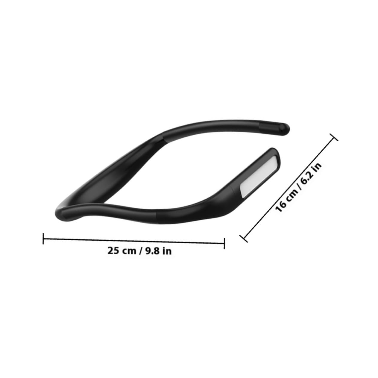 Lampe de Lecture Nocturne Noir 1800mah LED Rechargeable