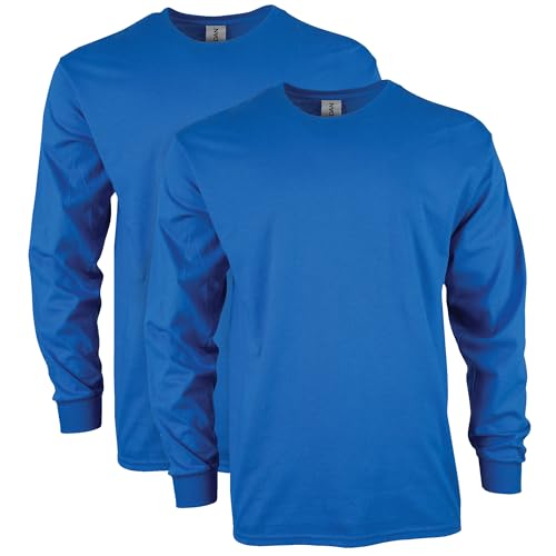 Image of Gildan Adult Ultra Cotton Long Sleeve T-Shirt, Style G2400, Multipack