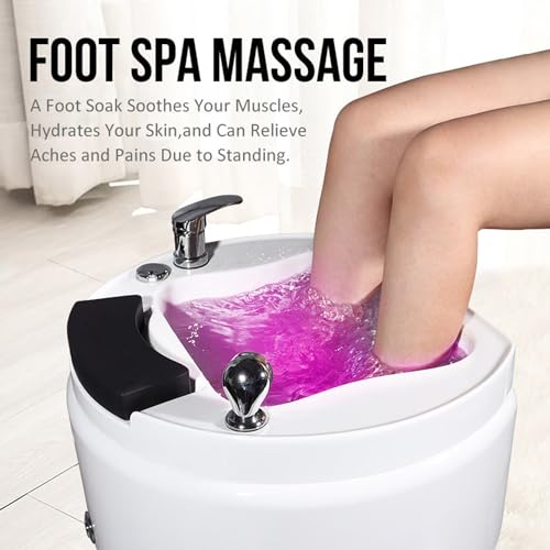 Spa de pies acrílico con masaje y calentamiento miniatura 2