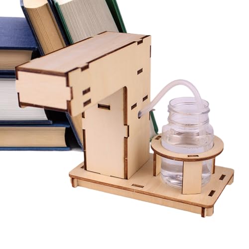 Dispensador De Jabón Espumoso,Dispensador De Jabón De Mano Con Detector De Movimiento - Paquete Materiales Para Científicos De Madera Artesanal para Proyectos Escolares Salón Cocina Y Sala