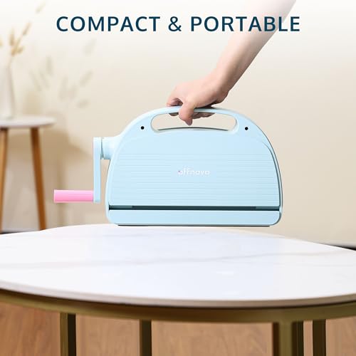 OFFNOVA Die Cutting and Embossing Machine, 8.5" Opening, for Dies and Embossers, Card Making and Scrapbooking Supplies Tools, Perfect for Invitations, Birthday Cards, Greeting Cards